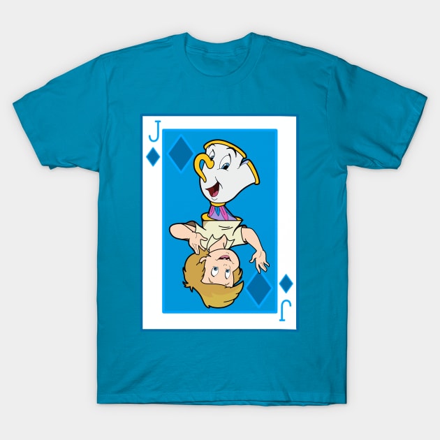 Jack of Diamonds T-Shirt by Ginny Heart Lab